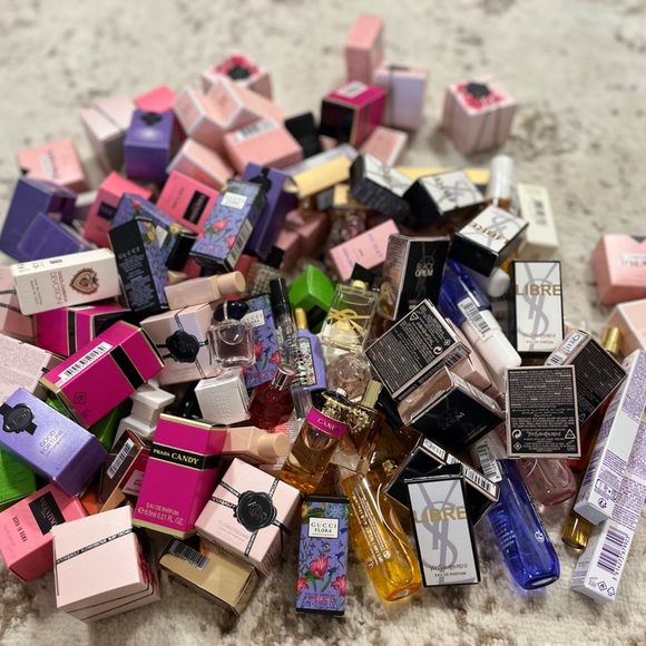 Prada Other - High end mystery box （includes 5 minis and 10 sample sprays）NO Duplicates！